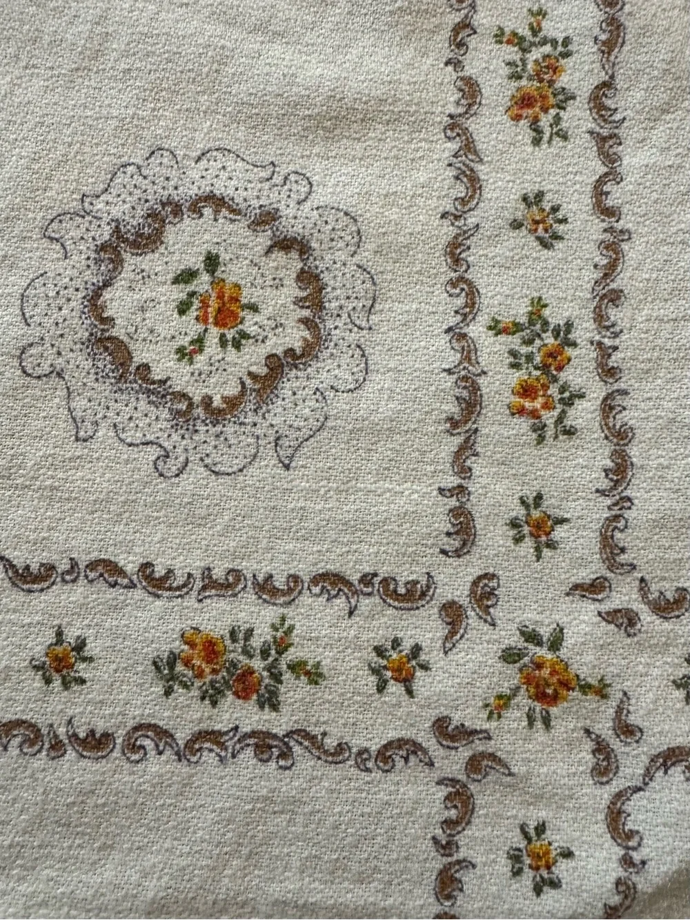 12 Vintage 1950’s Cream Cotton/Rayon Blend Napkins - Classic Home Dining